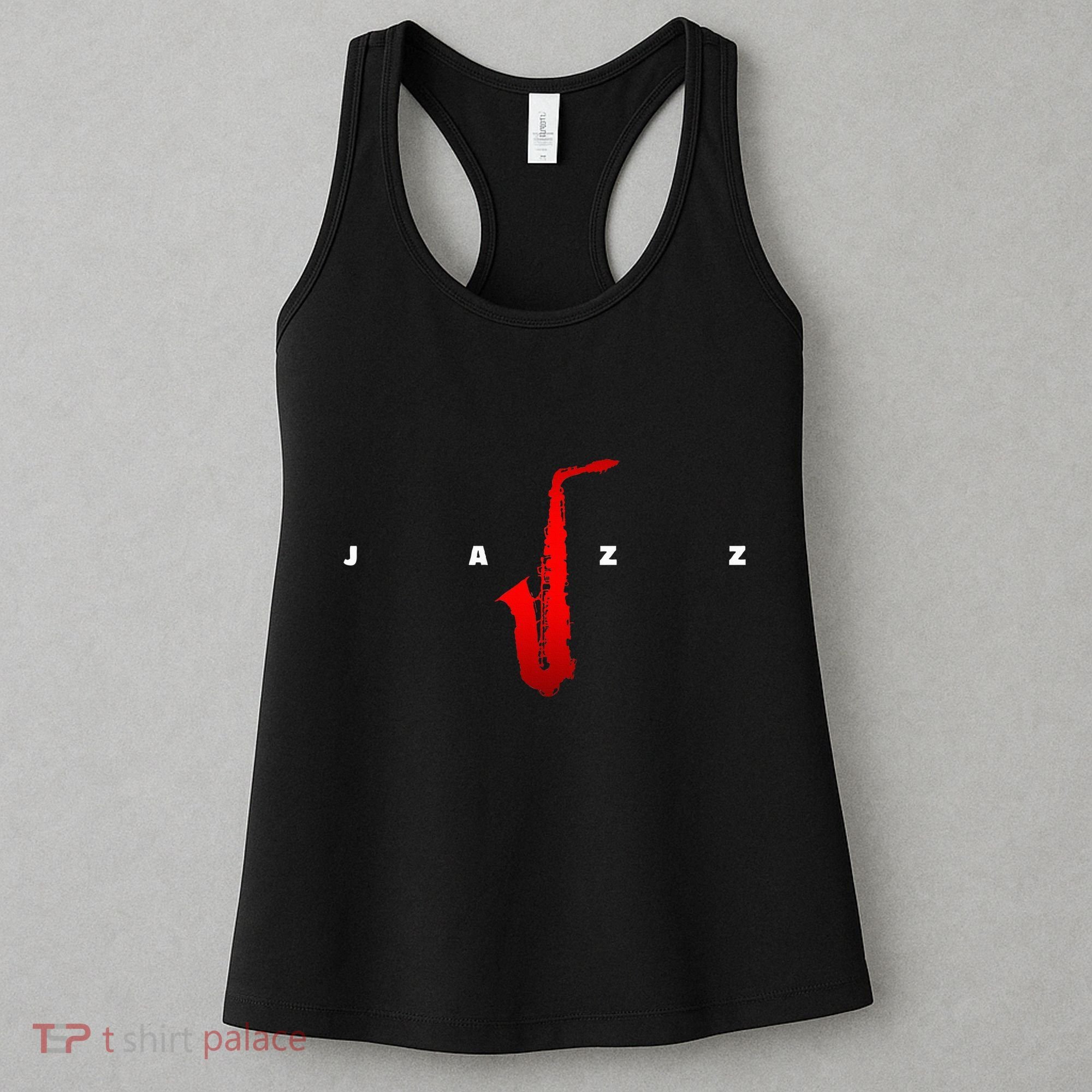 Jazz Music Saxophone Women's Tank Top