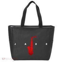 Jazz Music Saxophone Tote Bag thumb 0