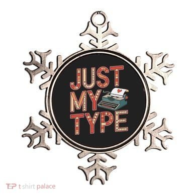 Just My Type Funny Typewriter Book Publisher Author Ornament