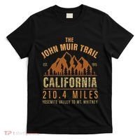 John Muir Trail California Backpacking Trail Hiking T-Shirt thumb 0