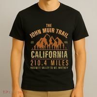 John Muir Trail California Backpacking Trail Hiking T-Shirt thumb 3