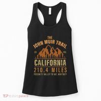 John Muir Trail California Backpacking Trail Hiking Women's Tank Top thumb 0