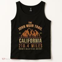 John Muir Trail California Backpacking Trail Hiking Tank Top thumb 2