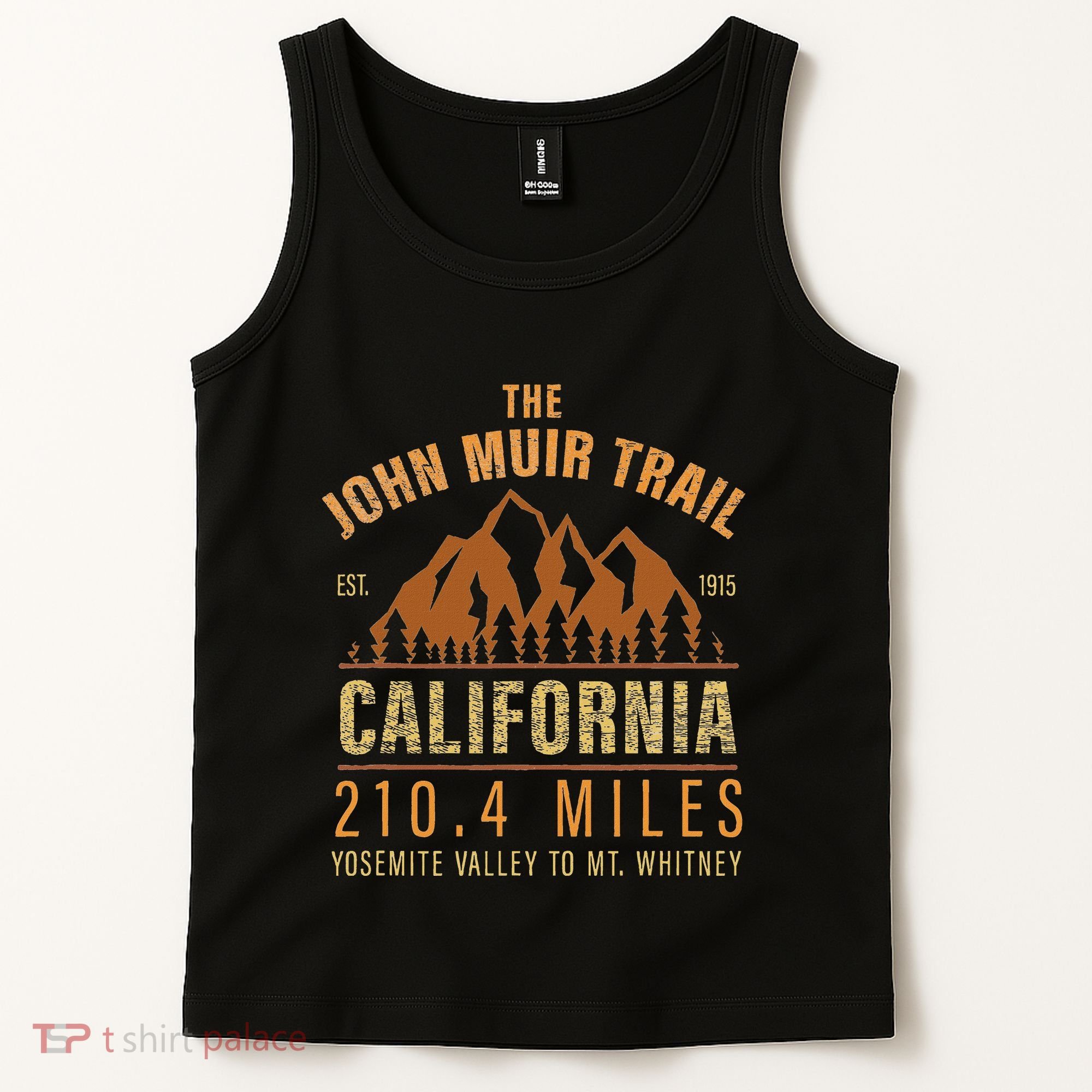 John Muir Trail California Backpacking Trail Hiking Tank Top