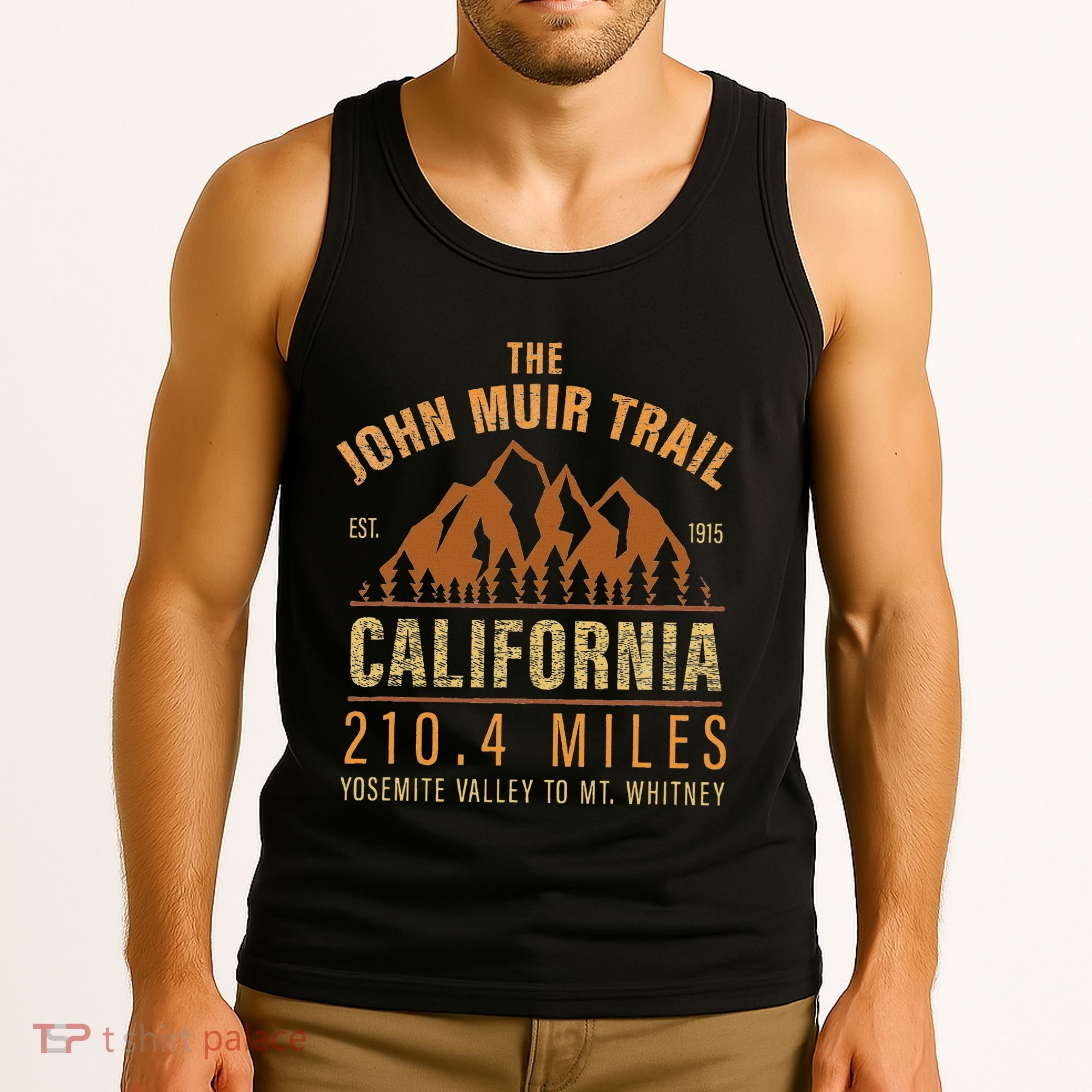 John Muir Trail California Backpacking Trail Hiking Tank Top