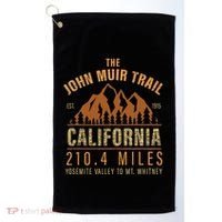 John Muir Trail California Backpacking Trail Hiking Golf Towel thumb 0