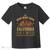 John Muir Trail California Backpacking Trail Hiking Toddler T-Shirt thumb 0