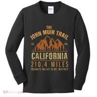 John Muir Trail California Backpacking Trail Hiking Kids Long Sleeve Shirt thumb 0