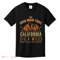 John Muir Trail California Backpacking Trail Hiking Kids T-Shirt thumb 0