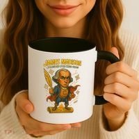 James Madison The Presidential Chronicles 4th President Coffee Mug thumb 3