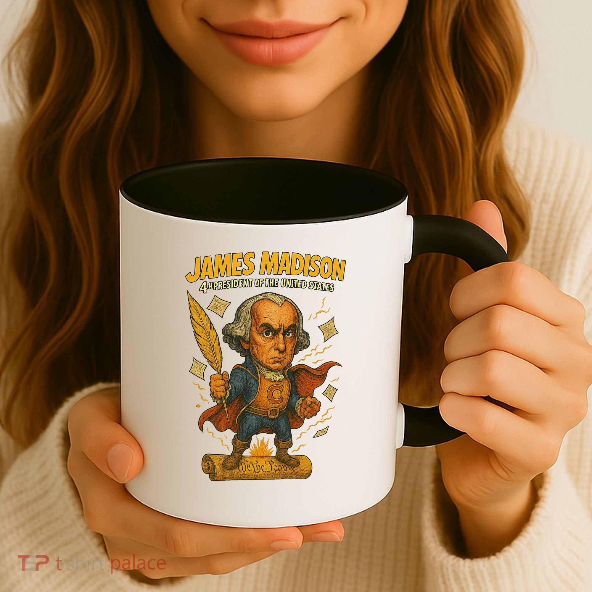James Madison The Presidential Chronicles 4th President Coffee Mug