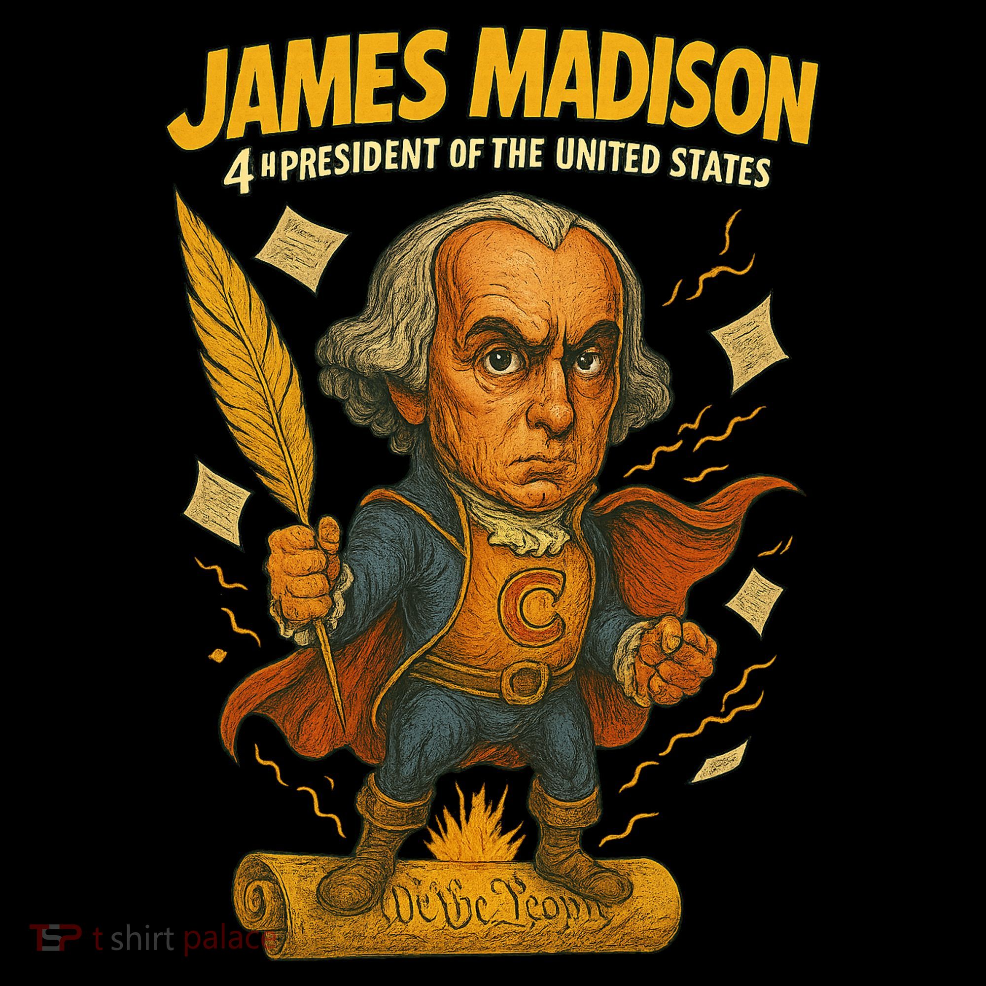 James Madison The Presidential Chronicles 4th President Coffee Mug