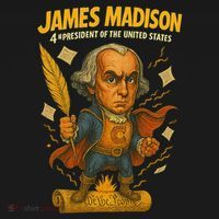 James Madison The Presidential Chronicles 4th President Mousepad thumb 1