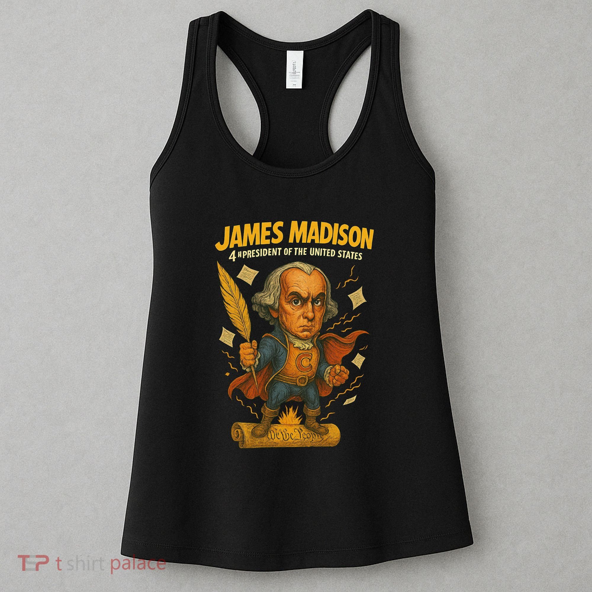 James Madison The Presidential Chronicles 4th President Women's Tank Top