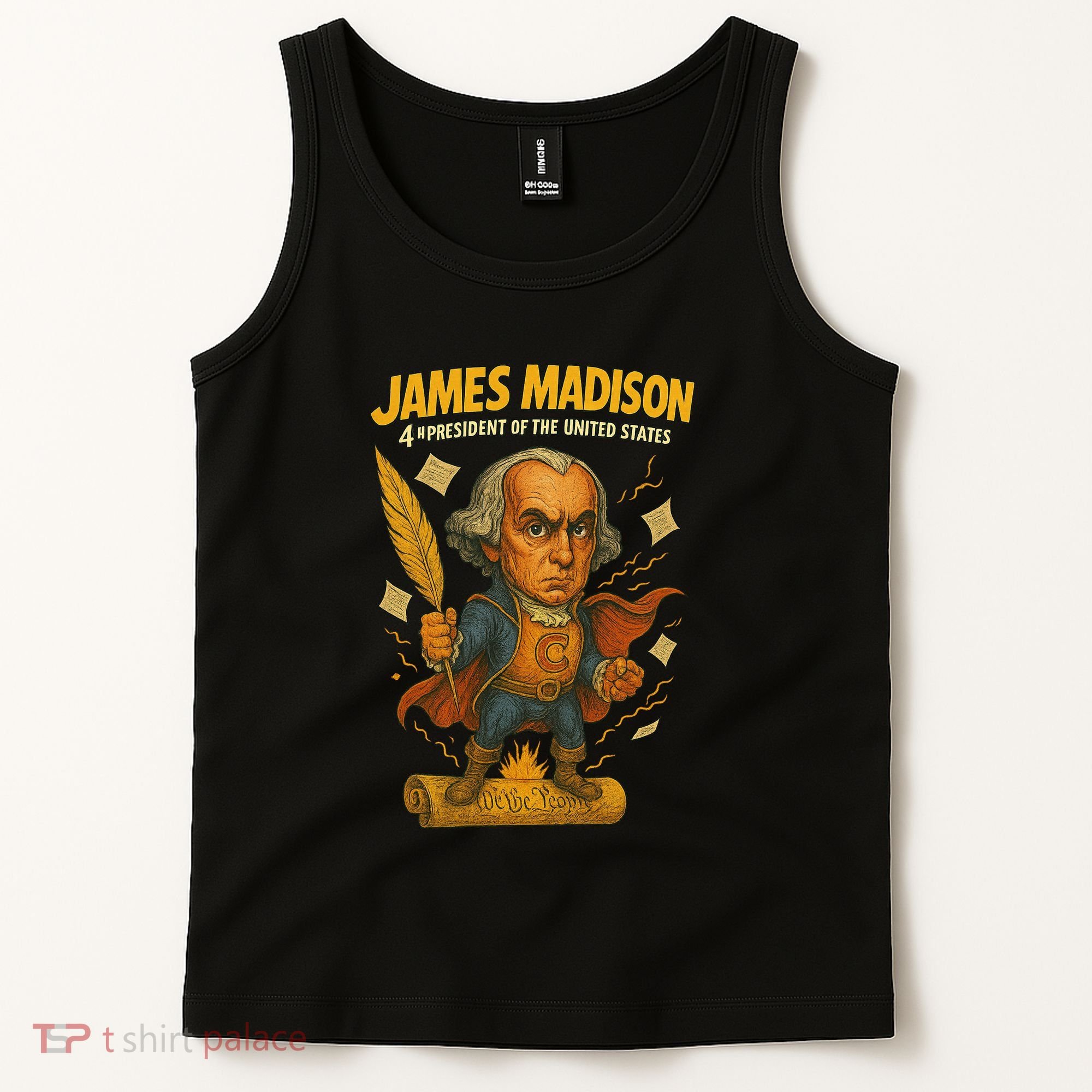 James Madison The Presidential Chronicles 4th President Tank Top