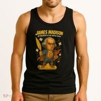 James Madison The Presidential Chronicles 4th President Tank Top thumb 3