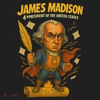 James Madison The Presidential Chronicles 4th President Golf Towel thumb 3