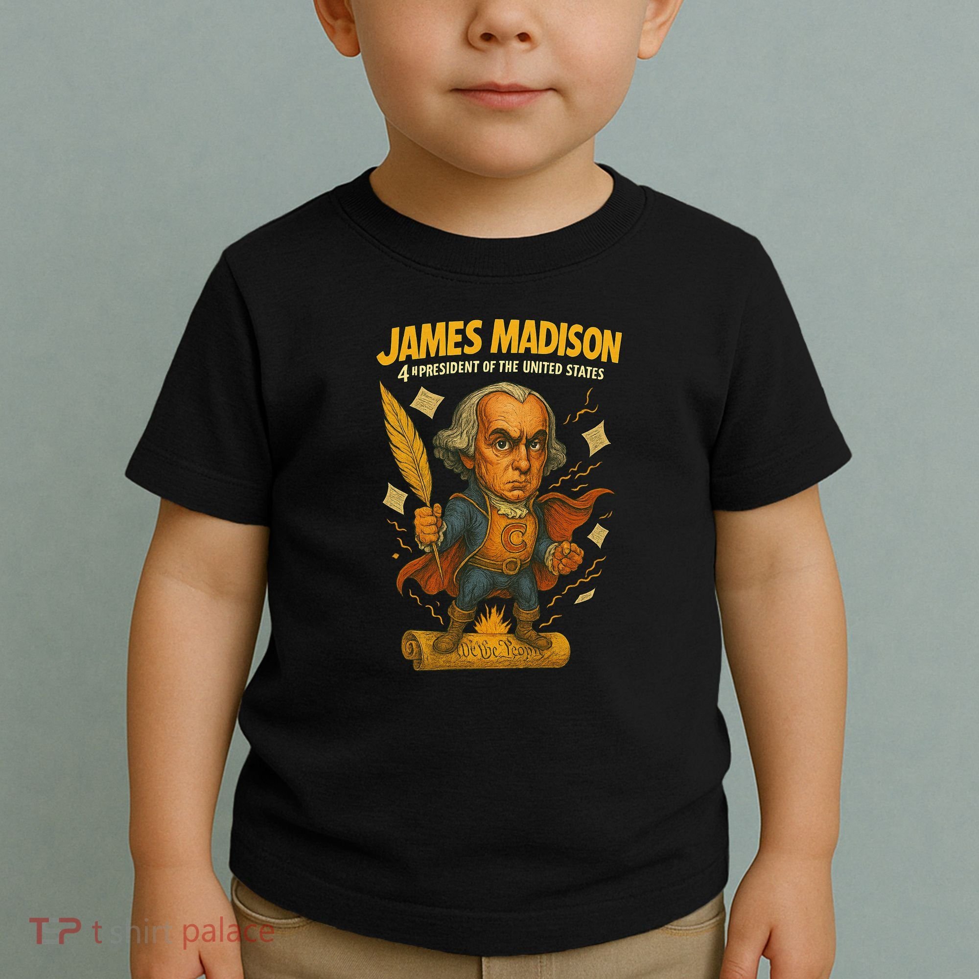 James Madison The Presidential Chronicles 4th President Toddler T-Shirt