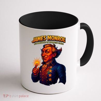 James Monroe The Presidential Chronicles Coffee Mug back