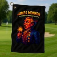James Monroe The Presidential Chronicles Golf Towel thumb 1