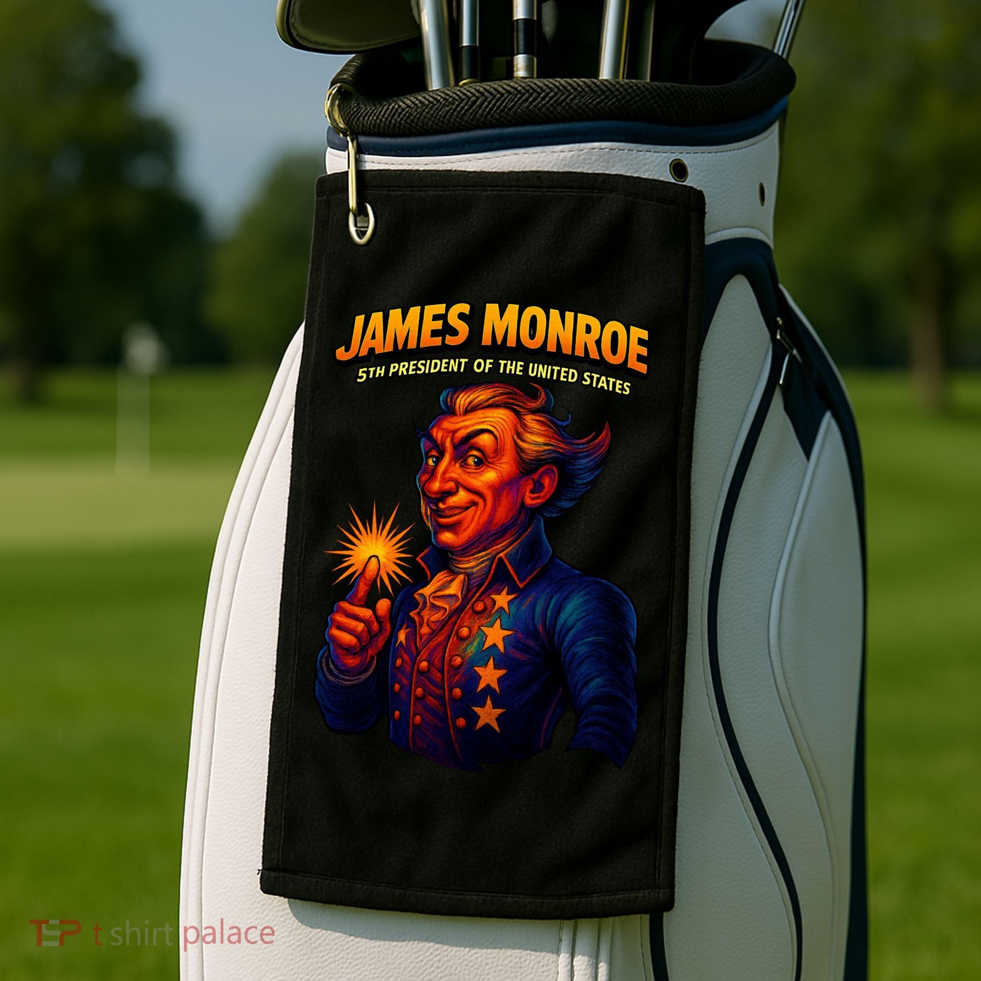 James Monroe The Presidential Chronicles Golf Towel