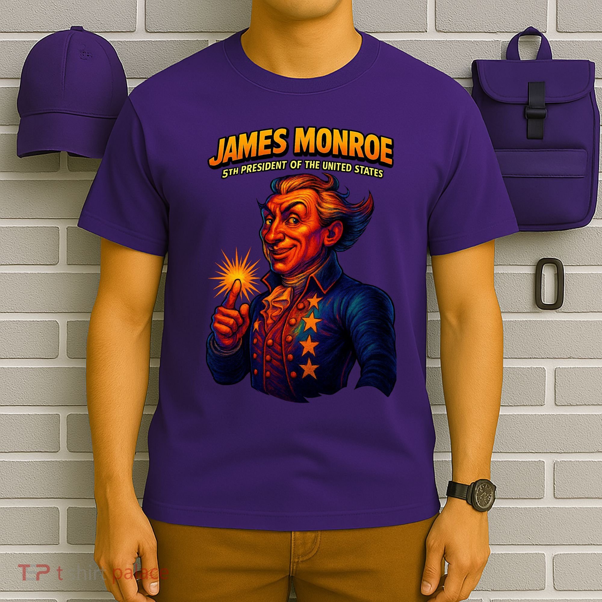 James Monroe The Presidential Chronicles T-Shirt