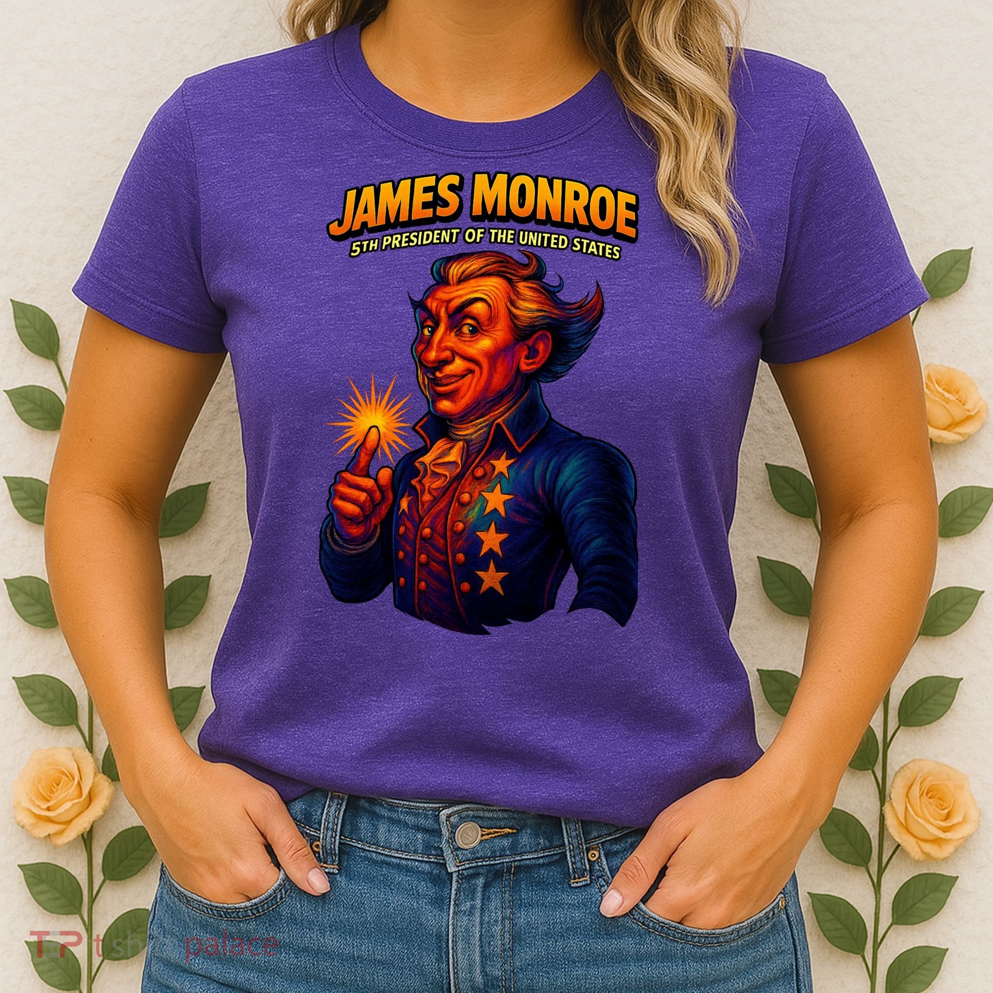 James Monroe The Presidential Chronicles Women's T-Shirt