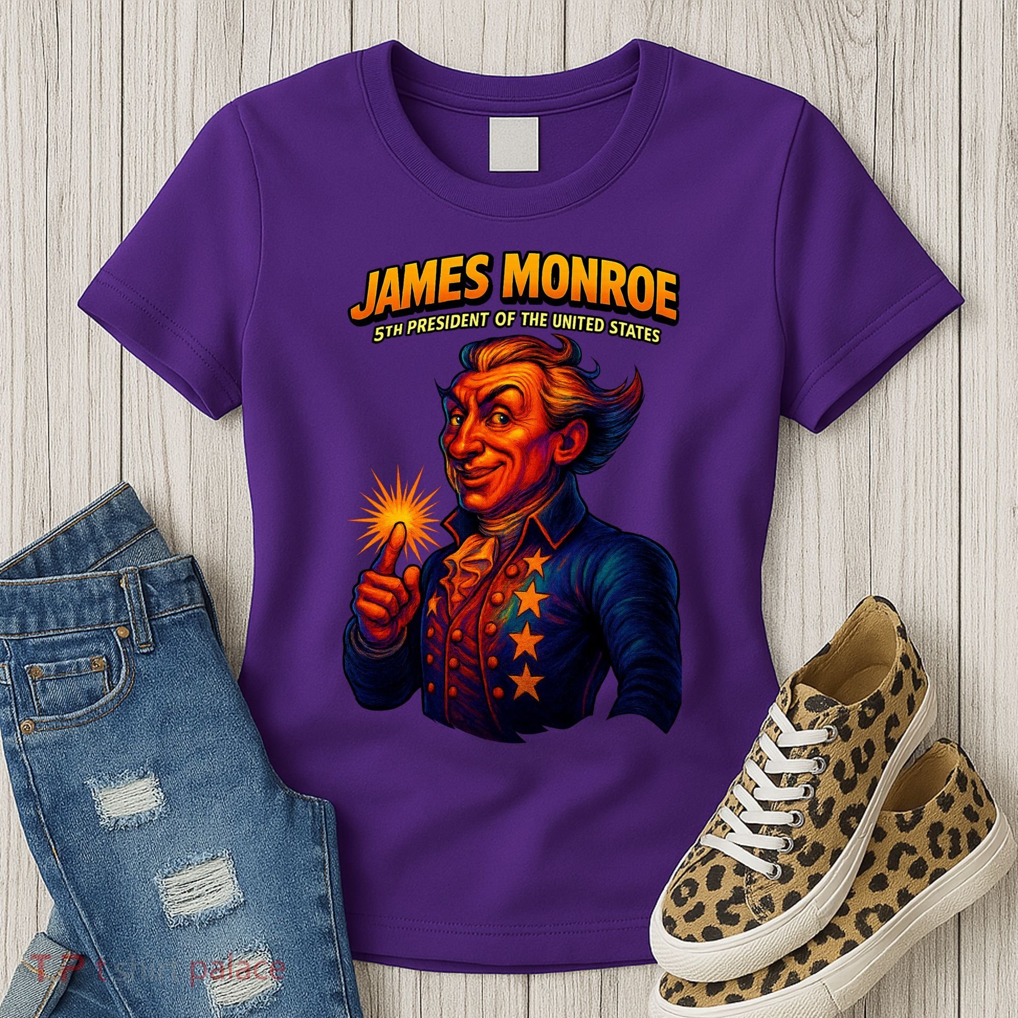 James Monroe The Presidential Chronicles Women's T-Shirt
