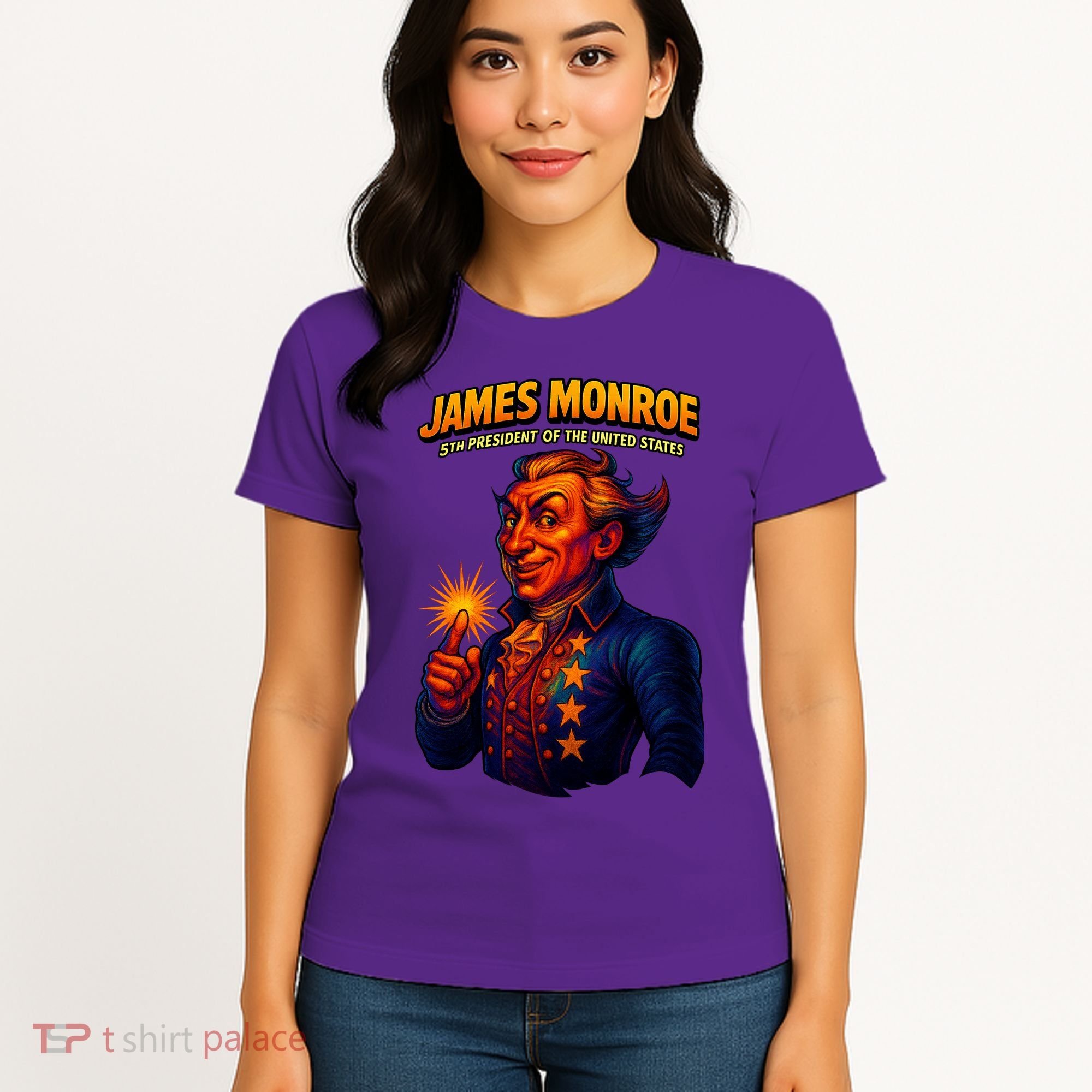 James Monroe The Presidential Chronicles Women's T-Shirt
