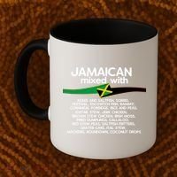 Jamaican Mixed With Jamaica Love And Proud Gift Coffee Mug thumb 2