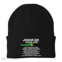 Jamaican Mixed With Jamaica Love And Proud Gift Beanie thumb 0