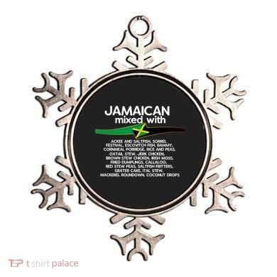 Jamaican Mixed With Jamaica Love And Proud Gift Ornament