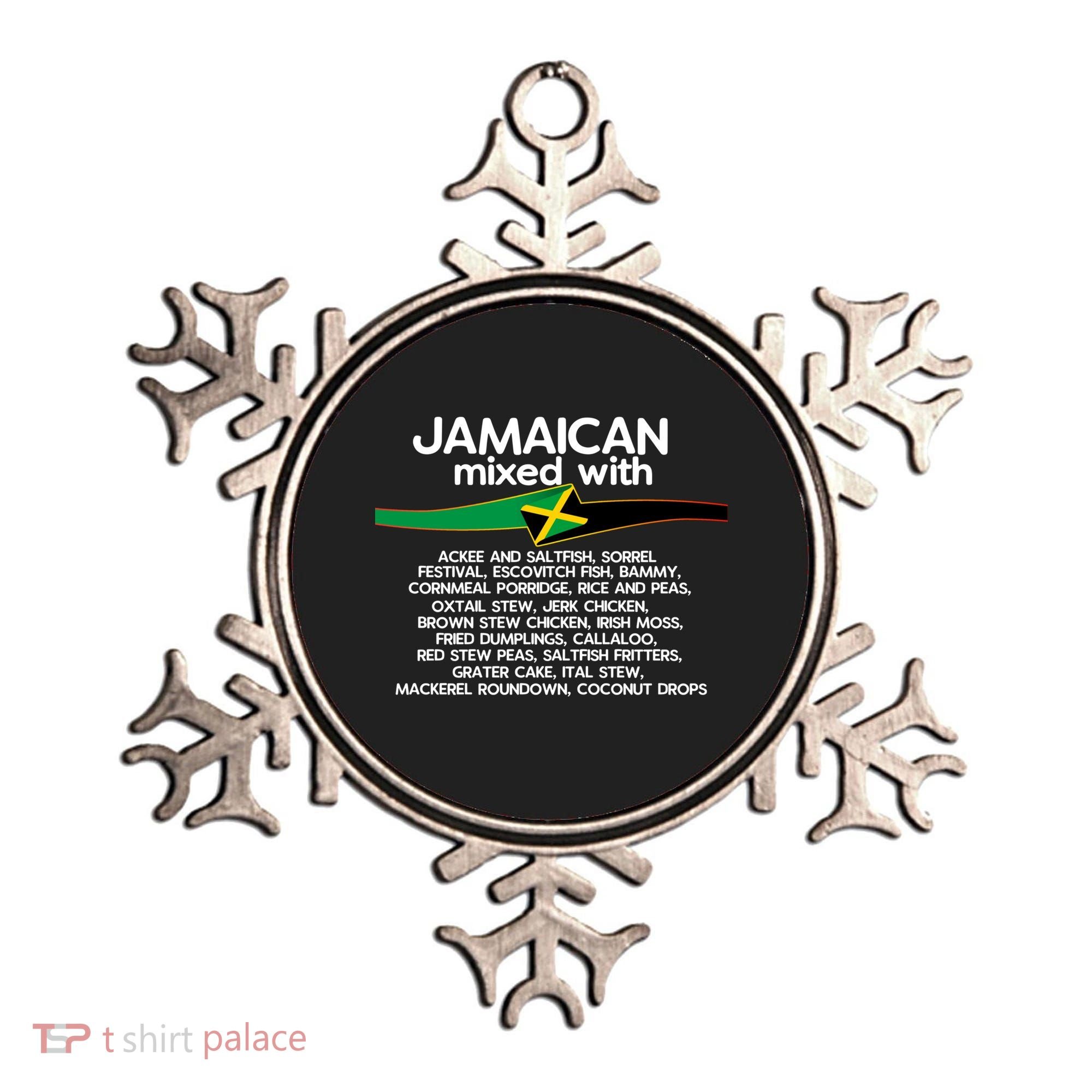 Jamaican Mixed With Jamaica Love And Proud Gift Ornament