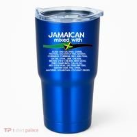 Jamaican Mixed With Jamaica Love And Proud Gift Tumbler thumb 0