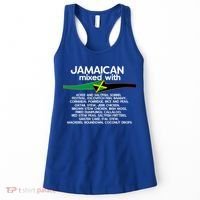 Jamaican Mixed With Jamaica Love And Proud Gift Women's Tank Top thumb 0