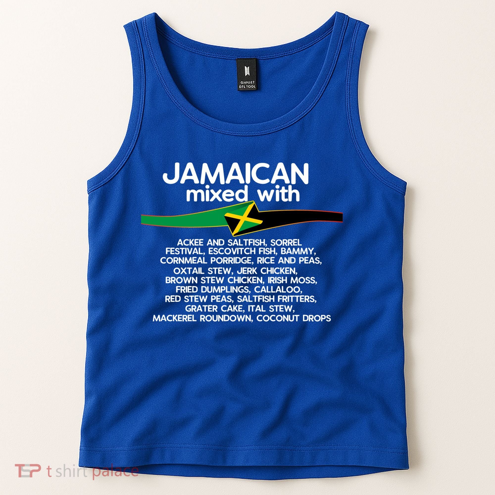 Jamaican Mixed With Jamaica Love And Proud Gift Tank Top