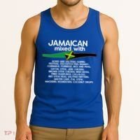 Jamaican Mixed With Jamaica Love And Proud Gift Tank Top thumb 3