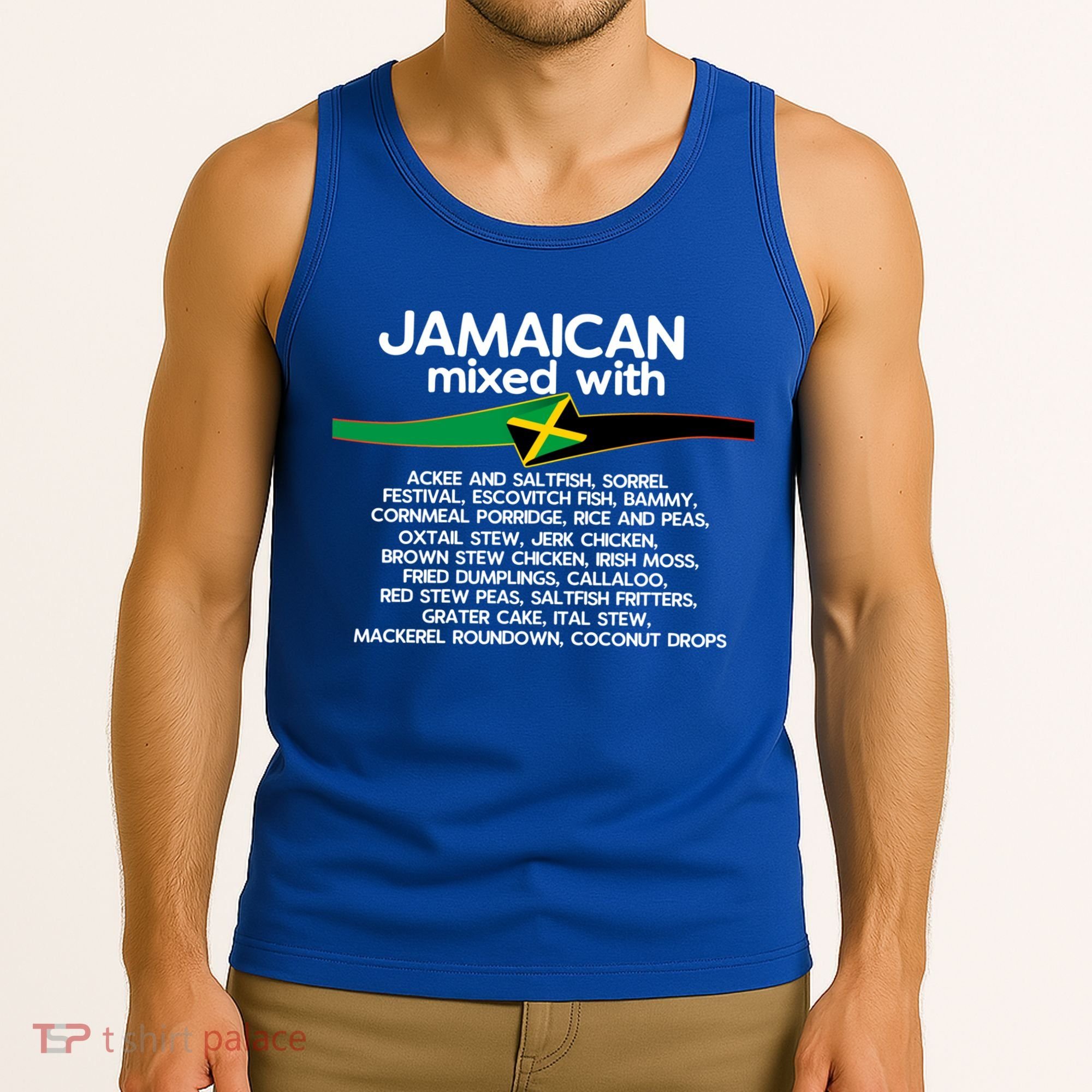 Jamaican Mixed With Jamaica Love And Proud Gift Tank Top