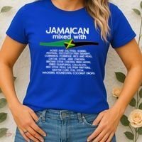 Jamaican Mixed With Jamaica Love And Proud Gift Women's T-Shirt thumb 2