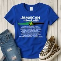 Jamaican Mixed With Jamaica Love And Proud Gift Women's T-Shirt thumb 3