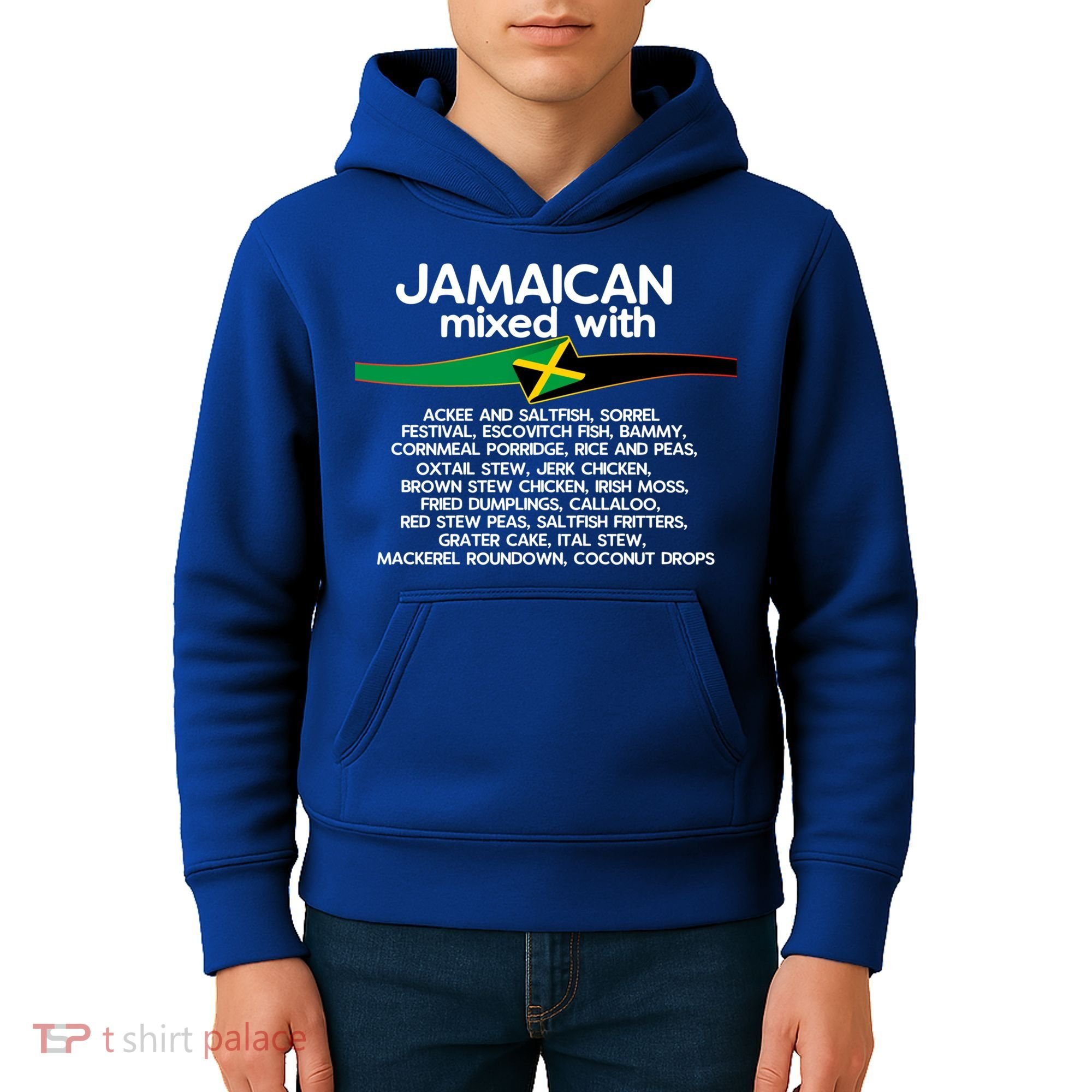 Jamaican Mixed With Jamaica Love And Proud Gift Kids Hoodie