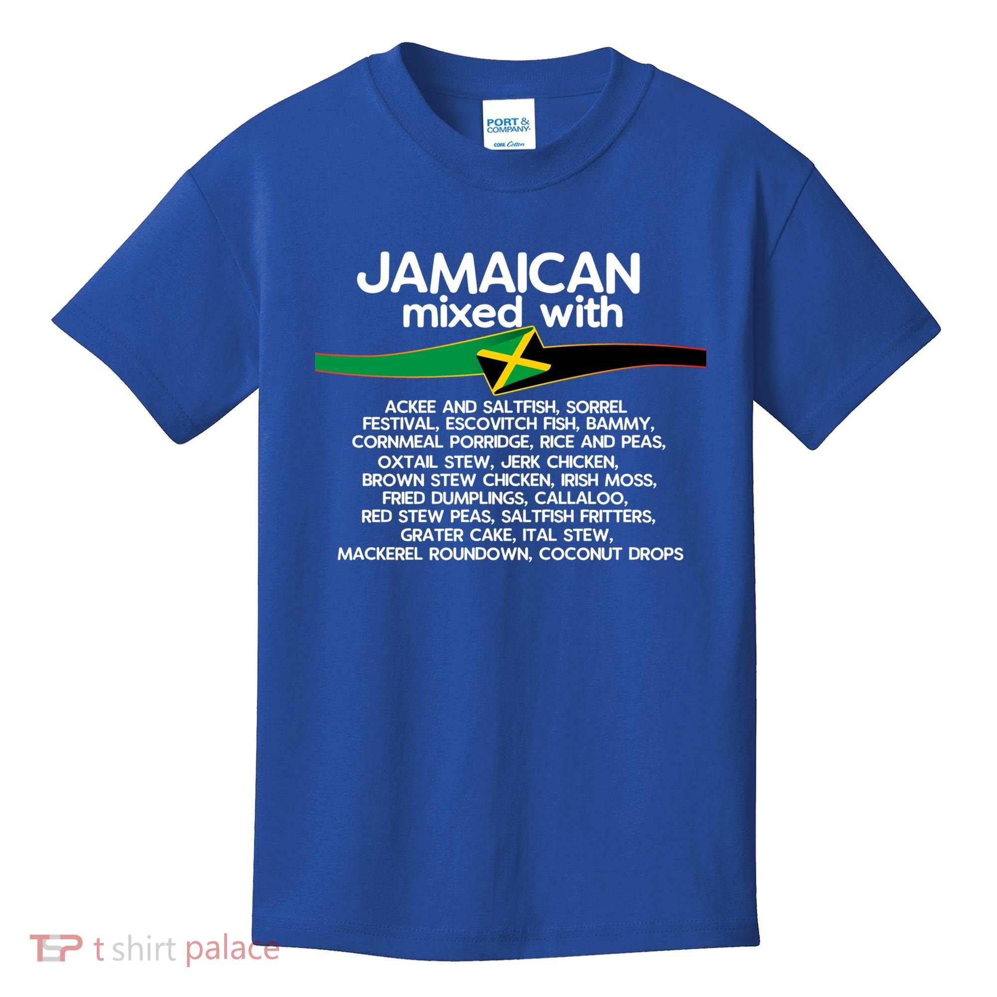 Jamaican Mixed With Jamaica Love And Proud Gift Kids T-Shirt