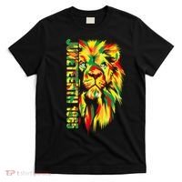 Juneteenth Men Women African American Black Lion 1865 King T-Shirt thumb 0