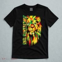 Juneteenth Men Women African American Black Lion 1865 King T-Shirt thumb 5