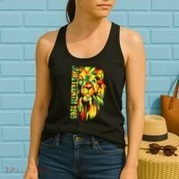 Juneteenth Men Women African American Black Lion 1865 King Women's Tank Top thumb 2