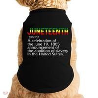 Juneteenth Noun A Celebration Held Annually 1865 Freedom Day Doggie Tank thumb 0