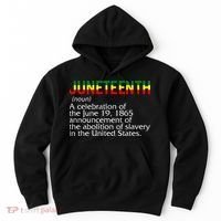 Juneteenth Noun A Celebration Held Annually 1865 Freedom Day Hoodie thumb 0