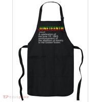 Juneteenth Noun A Celebration Held Annually 1865 Freedom Day Apron thumb 0