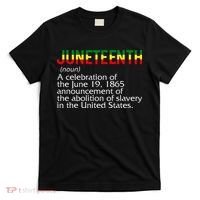 Juneteenth Noun A Celebration Held Annually 1865 Freedom Day T-Shirt thumb 0