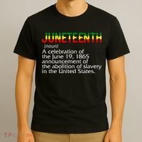 Juneteenth Noun A Celebration Held Annually 1865 Freedom Day T-Shirt thumb 3